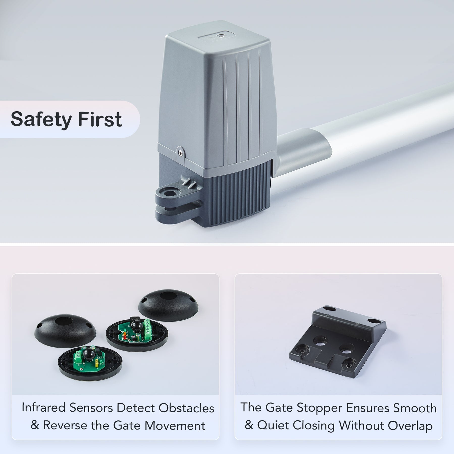 Dual Swing Gate Openers with Hardware Kit 660lb — Creworks Equipment