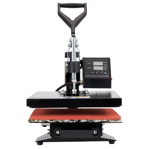 Heat Press Machine: 12-inch x10-inch 600W, LED, 360° Rotation