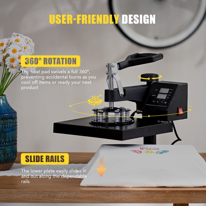 heat press machine w digital timer 